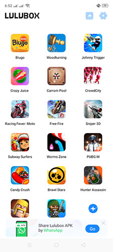 Lulubox là một game plugin box dành cho những người chơi game di động trên điện thoại Android