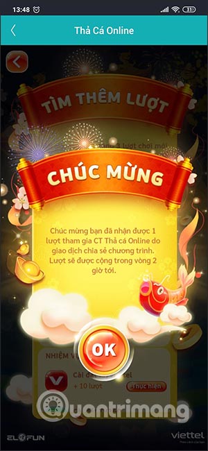 Nhận lượt chơi miễn phí
