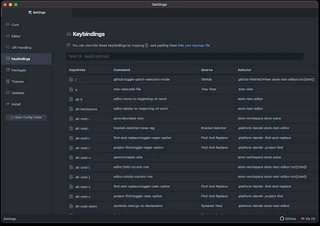 Màn hình Preferences của ứng dụng