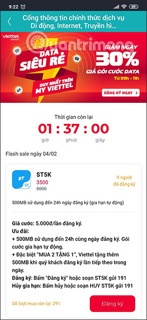 Chương trình data
