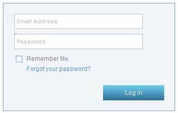 Nhập địa chỉ email và mật khẩu của bạn vào các trường được cung cấp