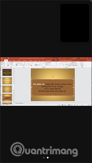 Giao diện slide
