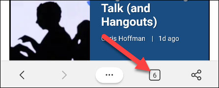 Nhấn vào nút tab