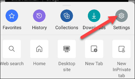Bấm vào “Settings”