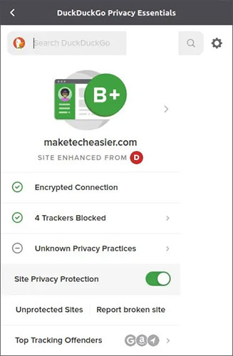 DuckDuckGo Privacy Essentials