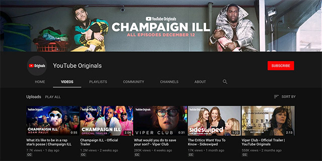 YouTube Originals