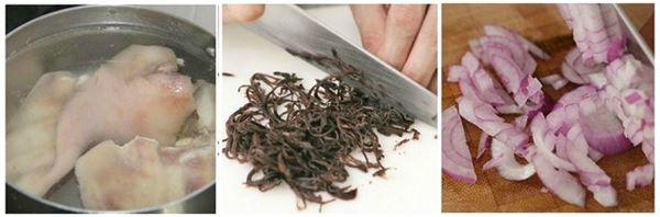 Ướp và xào thịt