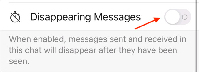 Nhấn vào nút gạt