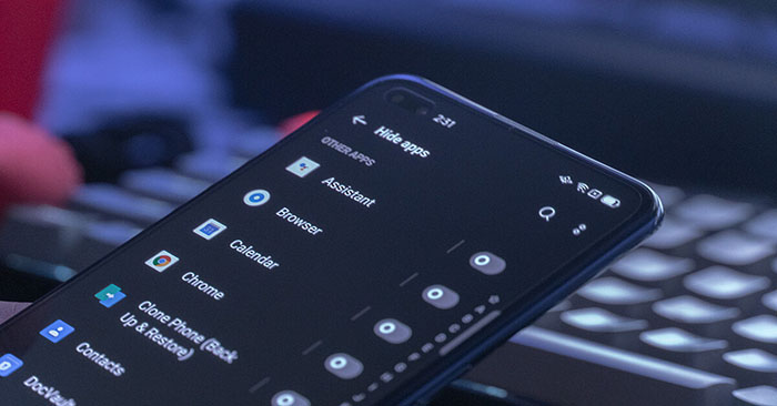 Cách ẩn ứng dụng trên điện thoại Oppo