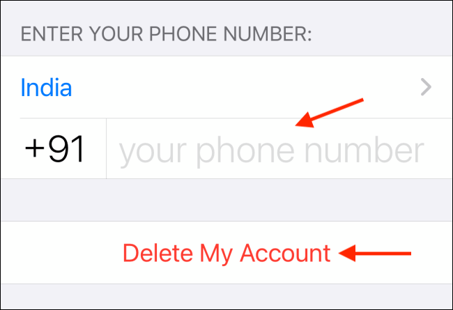 Enter your phone number