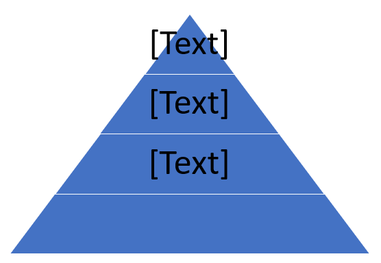 Cách tạo biểu đồ kim tự tháp trong PowerPoint