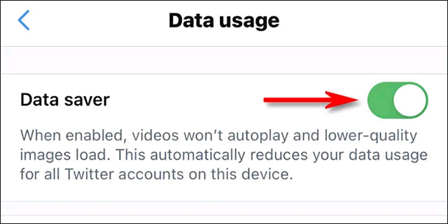 Cách bật chế độ tiết kiệm dữ liệu Data saver trên ứng dụng Twitter iOS và Android - Ảnh minh hoạ 4