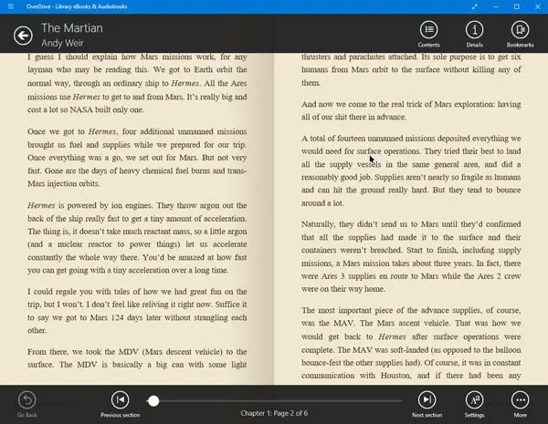 OverDrive for Ebooks and Audiobooks