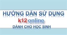 Cách học online trên K12Online