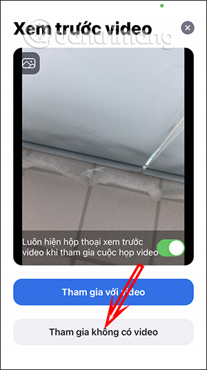 Không sử dụng video