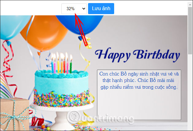 Cách tạo nên thiệp chúc mừng sinh nhật online 
