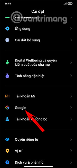 Nhấn Google