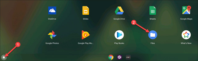 Nhấp vào biểu tượng App Launcher