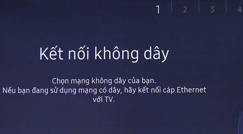 Chọn mạng wifi (mạng không dây)