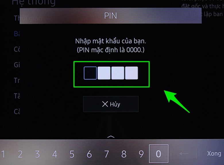 Nhập mã PIN