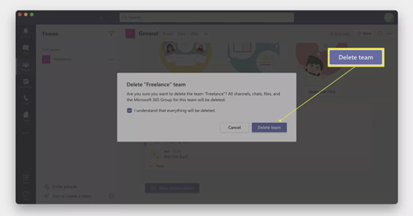 Cách xóa cuộc trò chuyện trong Microsoft Teams 12 xoa tin nhan teams 11