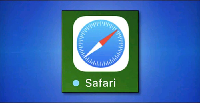 What does the blue dot next to the app icons on the iPhone, iPad home screen mean?