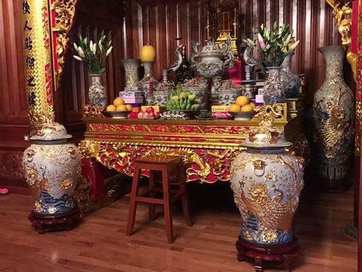 Lễ cúng rằm tháng Giêng tại nhà thờ họ