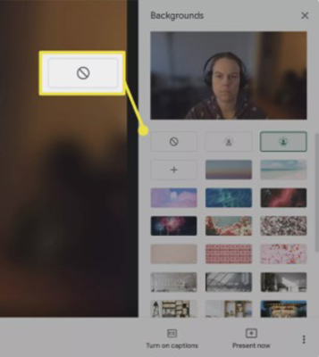 Cách làm mờ hậu cảnh trong Google Meet 