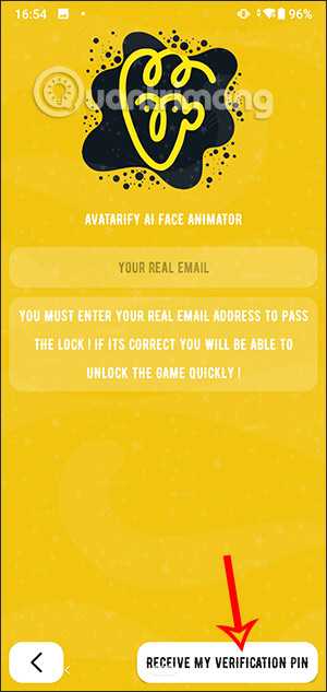 Điền email
