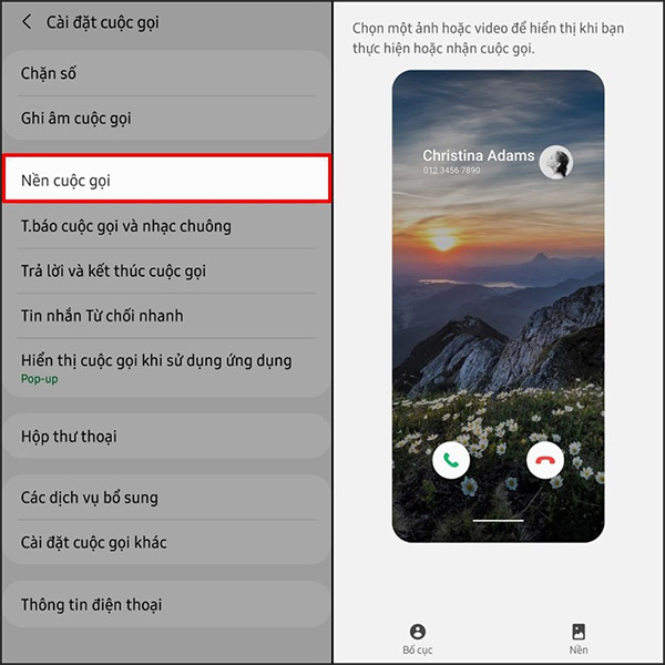 Cách Cài Hình Nền Cuộc Gọi Trên Samsung - Quantrimang.Com