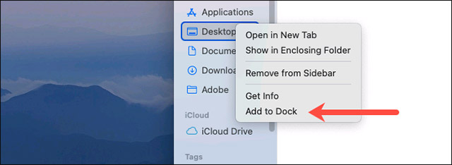Cách ghim một thư mục hoặc tệp vào thanh Dock trên Mac Công nghệ  macOS