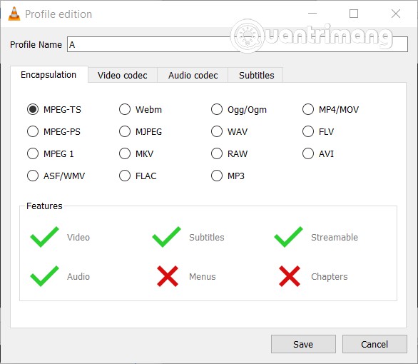 Chỉnh sửa chi tiết profile