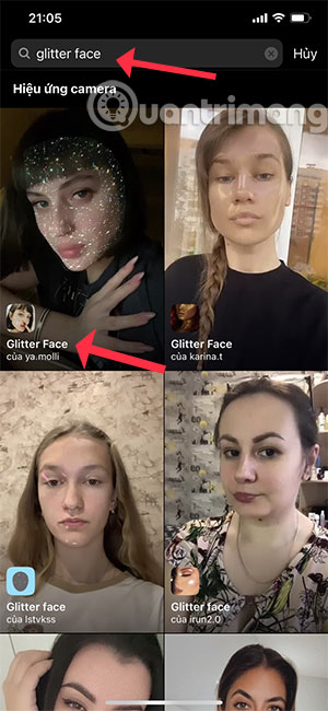 Cách tải filter mặt nạ lấp lánh trên Instagram - Ảnh minh hoạ 2
