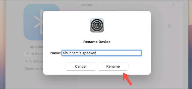 Cách đổi tên thiết bị Bluetooth trên máy Mac