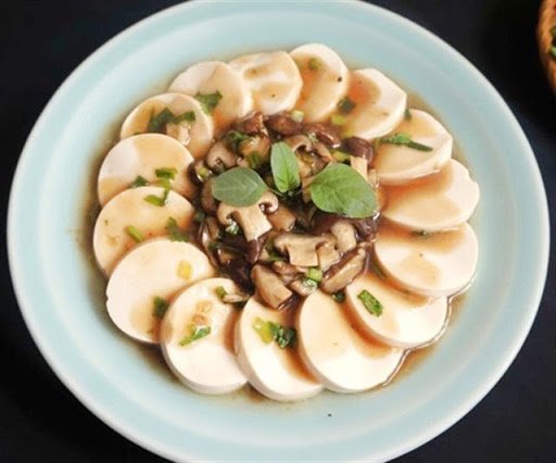 Đậu phụ sốt nấm đông cô