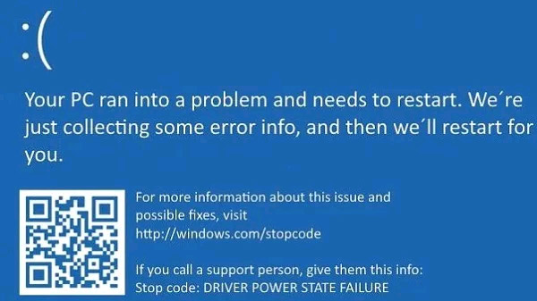 Hướng dẫn sửa lỗi Driver Power State Failure trên Windows 10