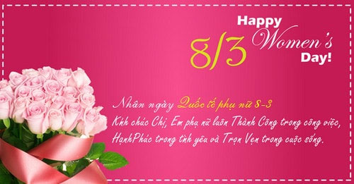 Thiệp 8/3 tặng bạn bè 2
