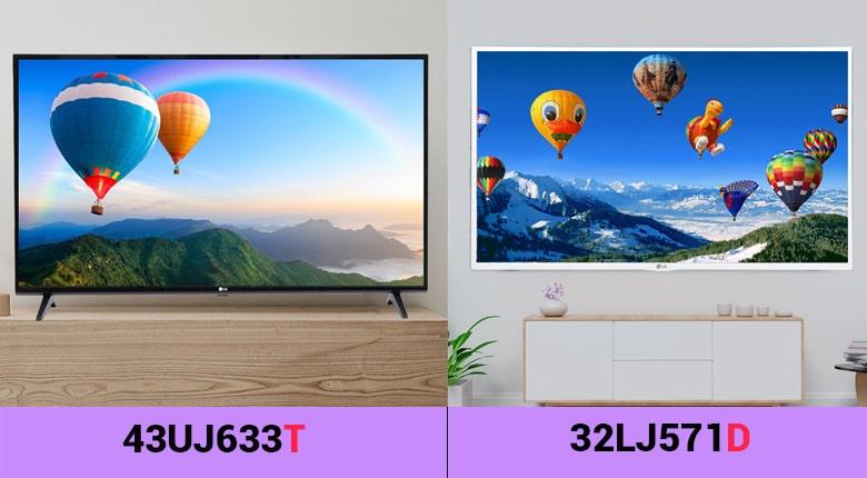 Ký tự cuối cùng của tivi giải mã dòng tivi có hỗ trợ truyền hình mặt đất chuẩn DVB-T2 hay không