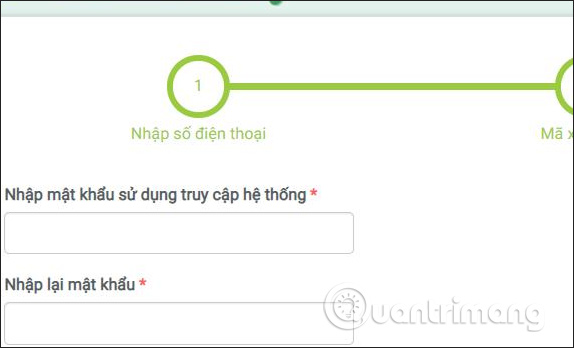 Mật khẩu tài khoản 