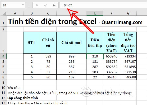 Cách tính tiền điện nhanh chóng - Ảnh minh hoạ 2