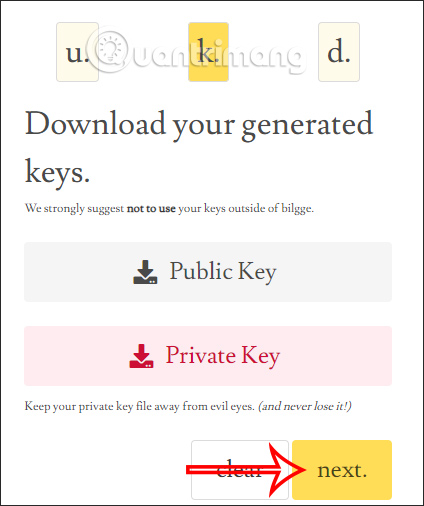 Tải key sử dụng 