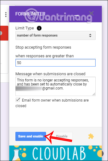 Cách giới hạn phản hồi trong Google Forms - Ảnh minh hoạ 8