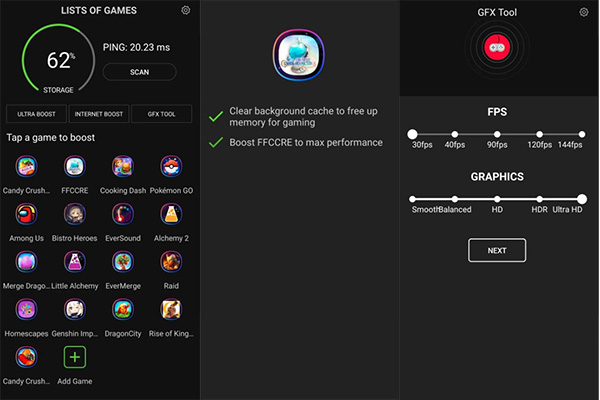 Games Launcher - Game Booster 4x