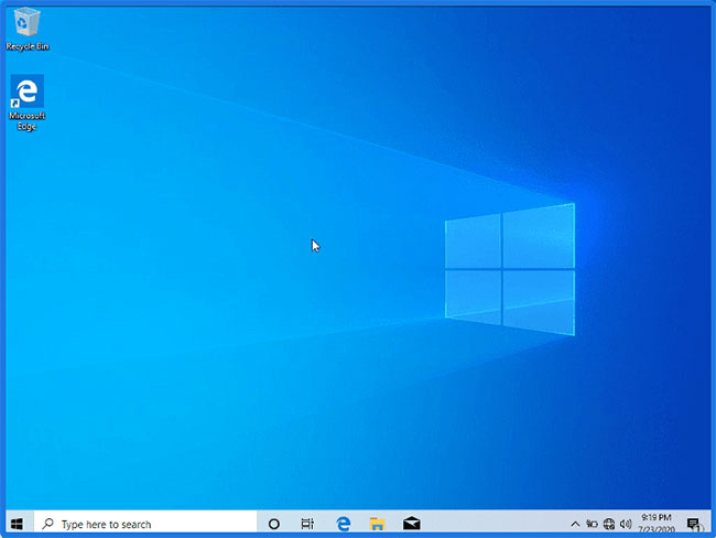Giao diện màn hình Windows 10
