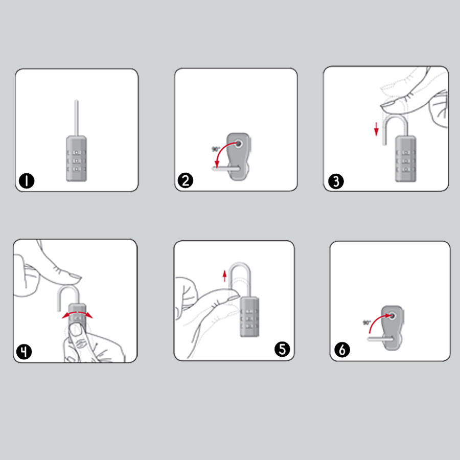 Vali có khóa TSA loại 3