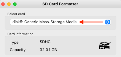 Thẻ SD mà bạn vừa kết nối