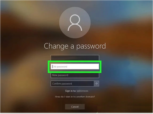 Nhập mật khẩu cũ của bạn hoặc để trống nếu bạn chưa đặt mật khẩu trước đó