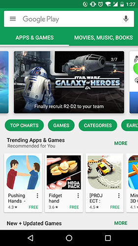 Google Play cung cấp hàng triệu ứng dụng, âm nhạc, game và hơn thế nữa!