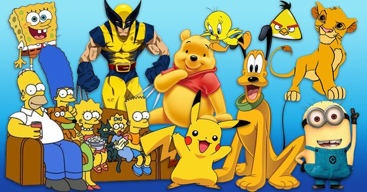Why are most cartoon characters yellow?