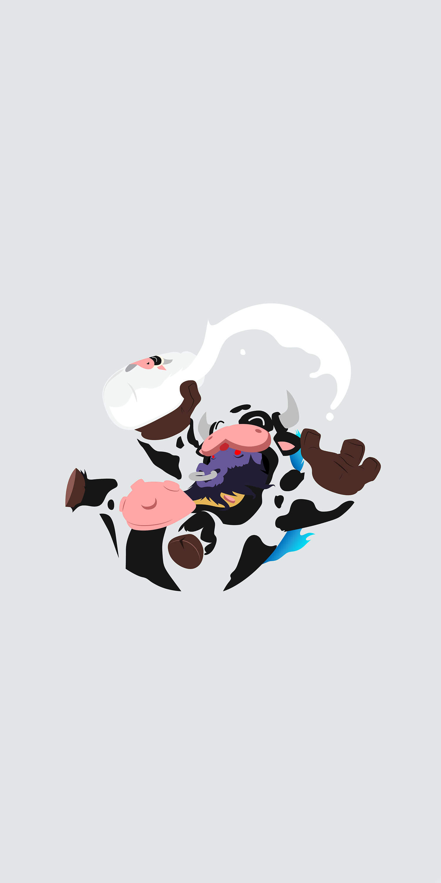 Hình nền bò sữa cute, ảnh bò sữa cute